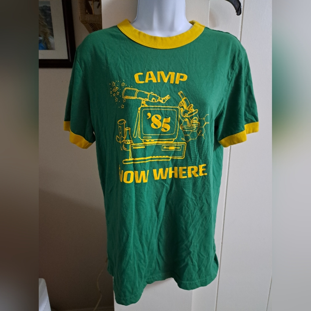 Camp Know Where Stanger Things Tshirt Sz.M